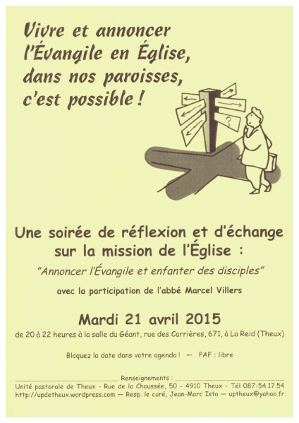 2015-04-21 - Vivre et annoncer l'Evangile