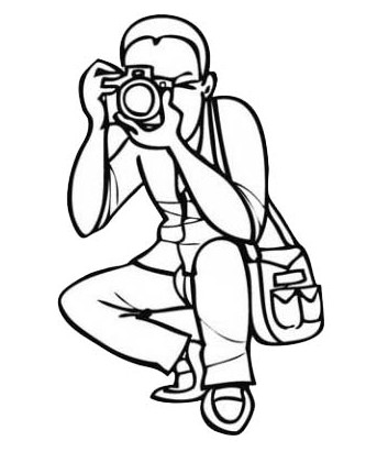 Dessin_coloriage_photographe